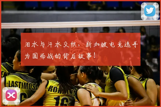泪水与汗水交织，新加坡电竞选手为国而战的背后故事！