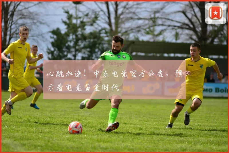 心跳加速！中东电竞官方公告，预示着电竞黄金时代